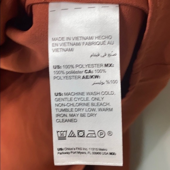 Chicos pullover top.Notch detail neck.NWT - Picture 7 of 10